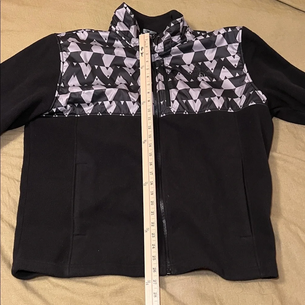 The North Face Black and Gray Fleece Jacket